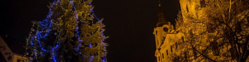 Rozsvícení vánočního stromu 30. 11. 2014